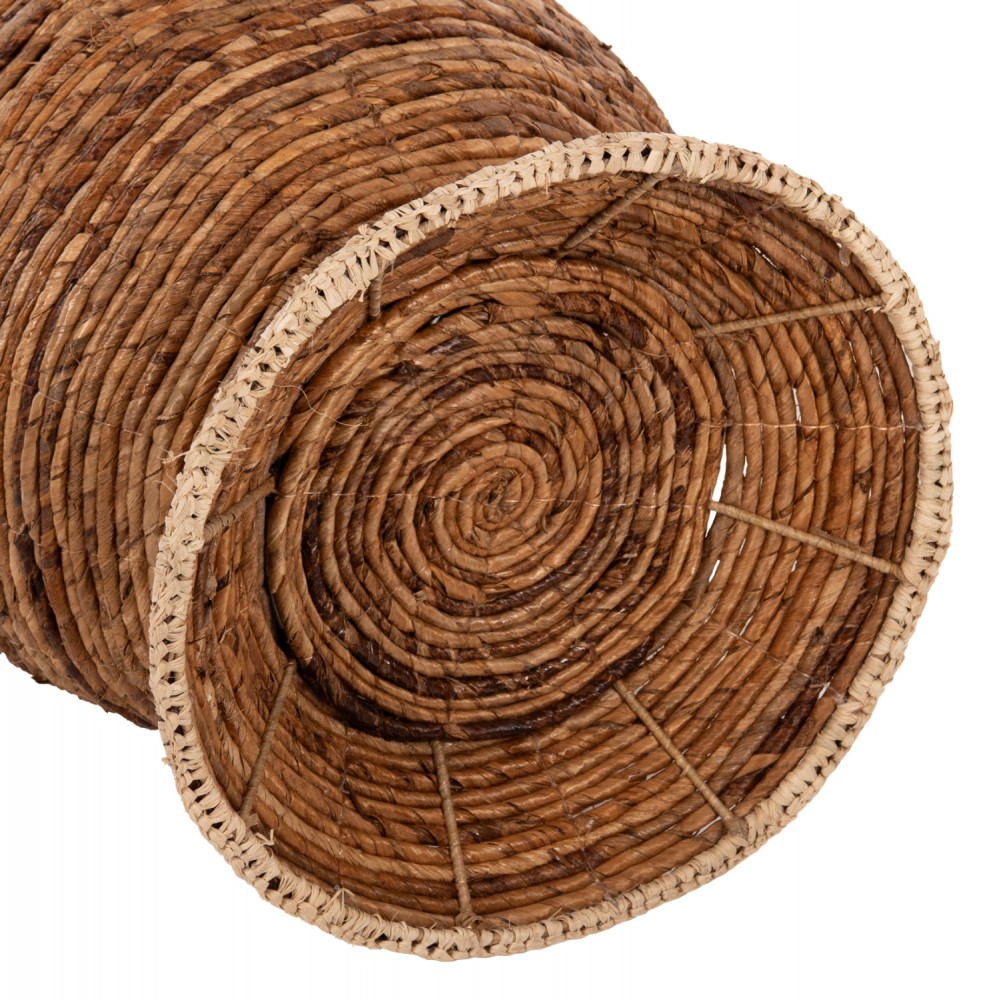 Διακοσμητικό βάζο από ψάθα σε χρώμα φυσικό Φ35x104