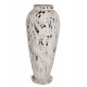 Διακοσμητικό βάζο δαπέδου σε χρώμα λευκό Φ55x120
