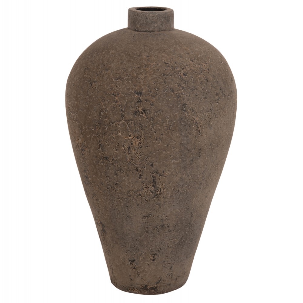 Διακοσμητικό βάζο δαπέδου σε χρώμα γκρί Φ73x130