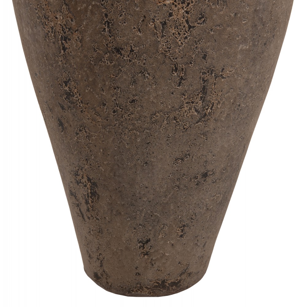 Διακοσμητικό βάζο δαπέδου σε χρώμα γκρί Φ73x130