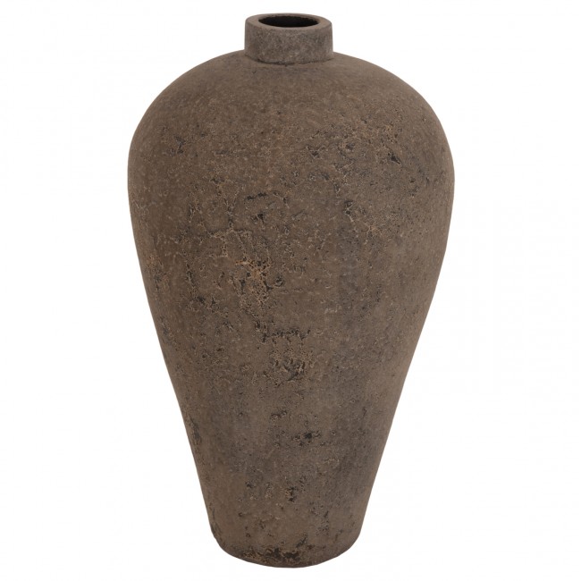 Διακοσμητικό βάζο δαπέδου σε χρώμα γκρί Φ73x130