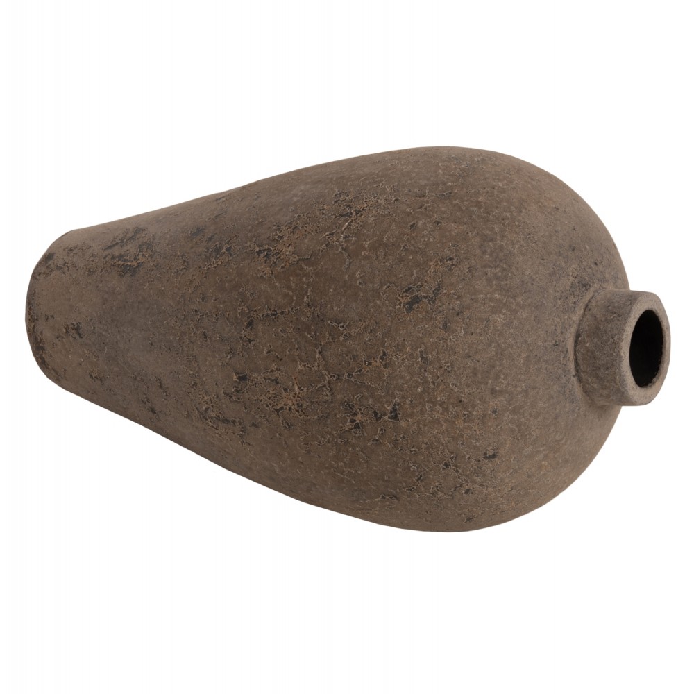 Διακοσμητικό βάζο δαπέδου σε χρώμα γκρί Φ40x80