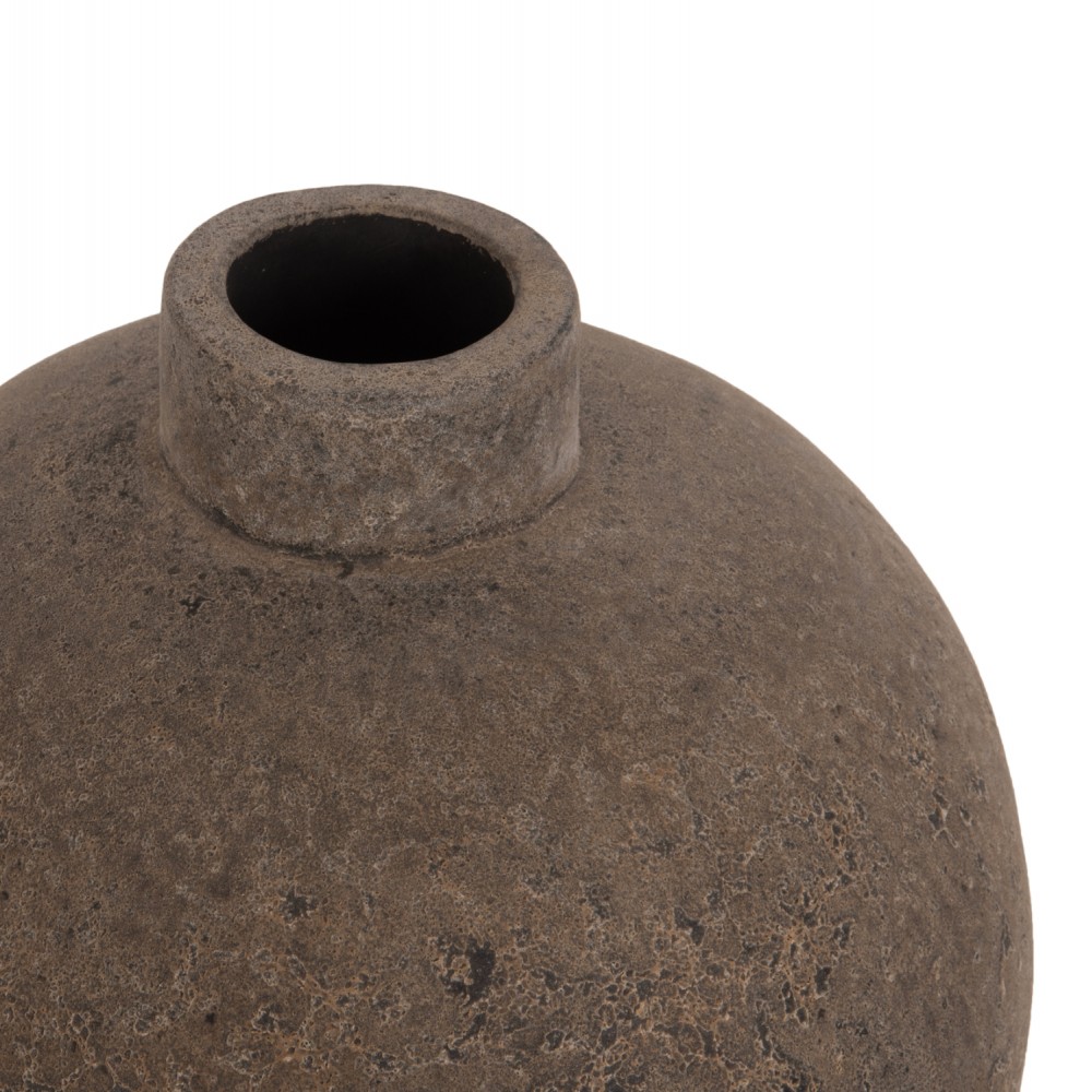 Διακοσμητικό βάζο δαπέδου σε χρώμα γκρί Φ40x80