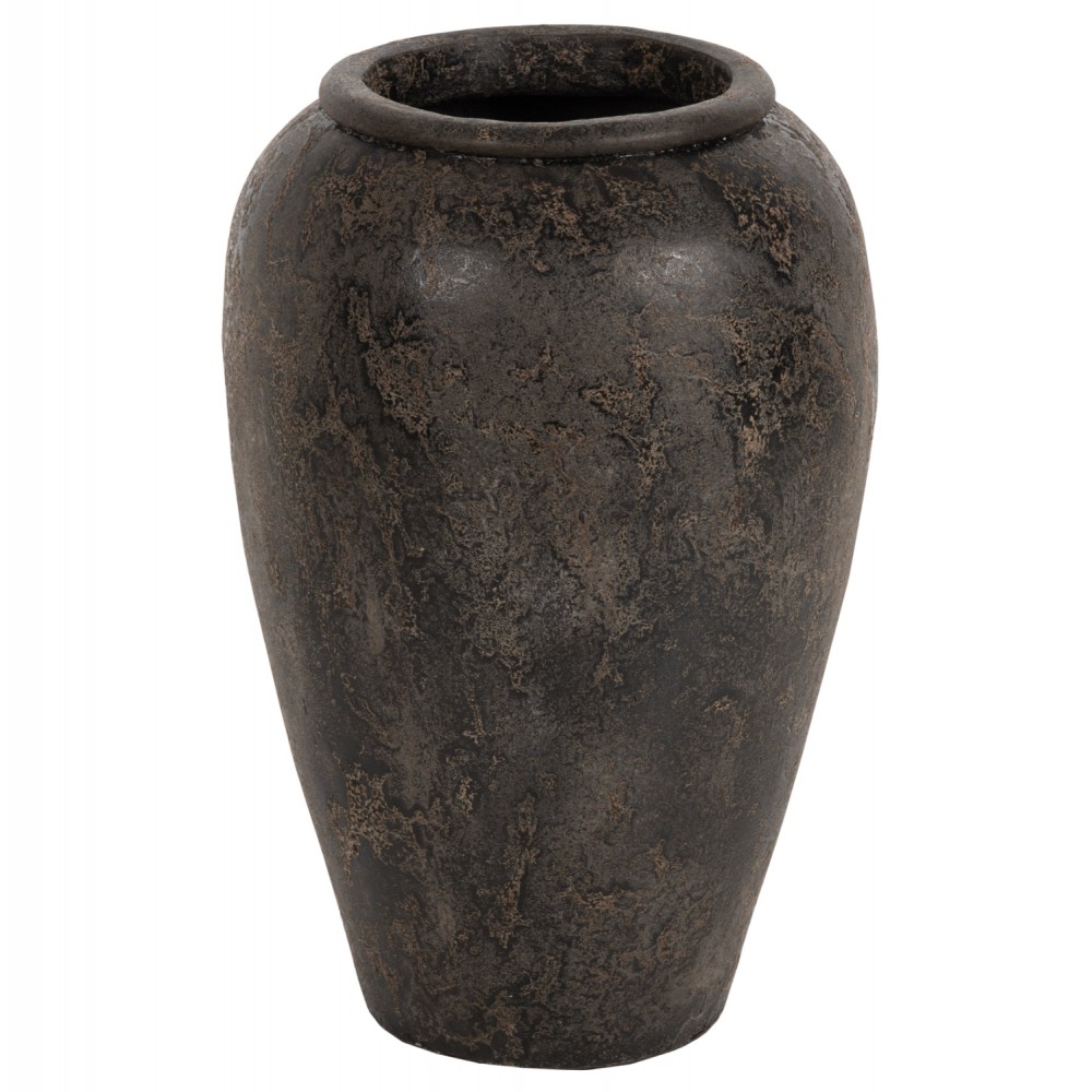 Διακοσμητικό βάζο δαπέδου σε χρώμα μαύρο Φ47x69