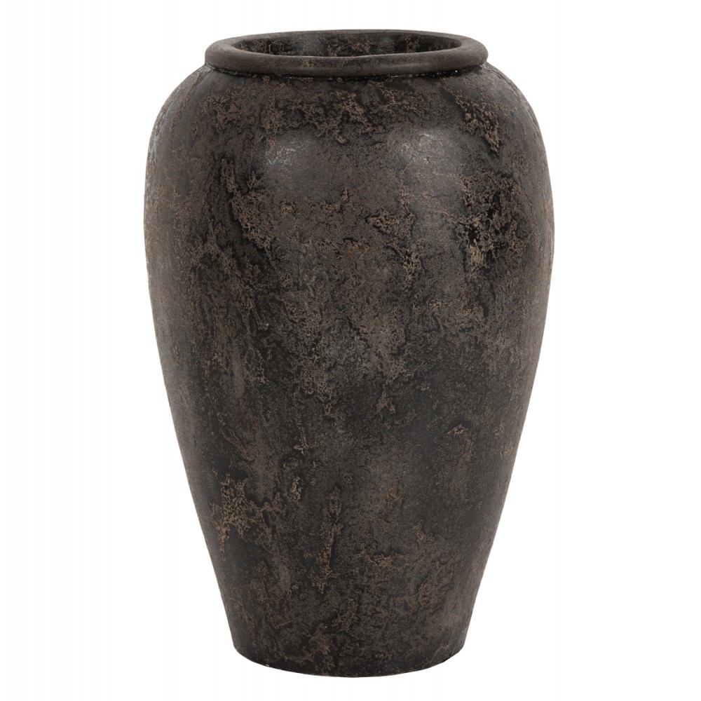 Διακοσμητικό βάζο δαπέδου σε χρώμα μαύρο Φ47x69