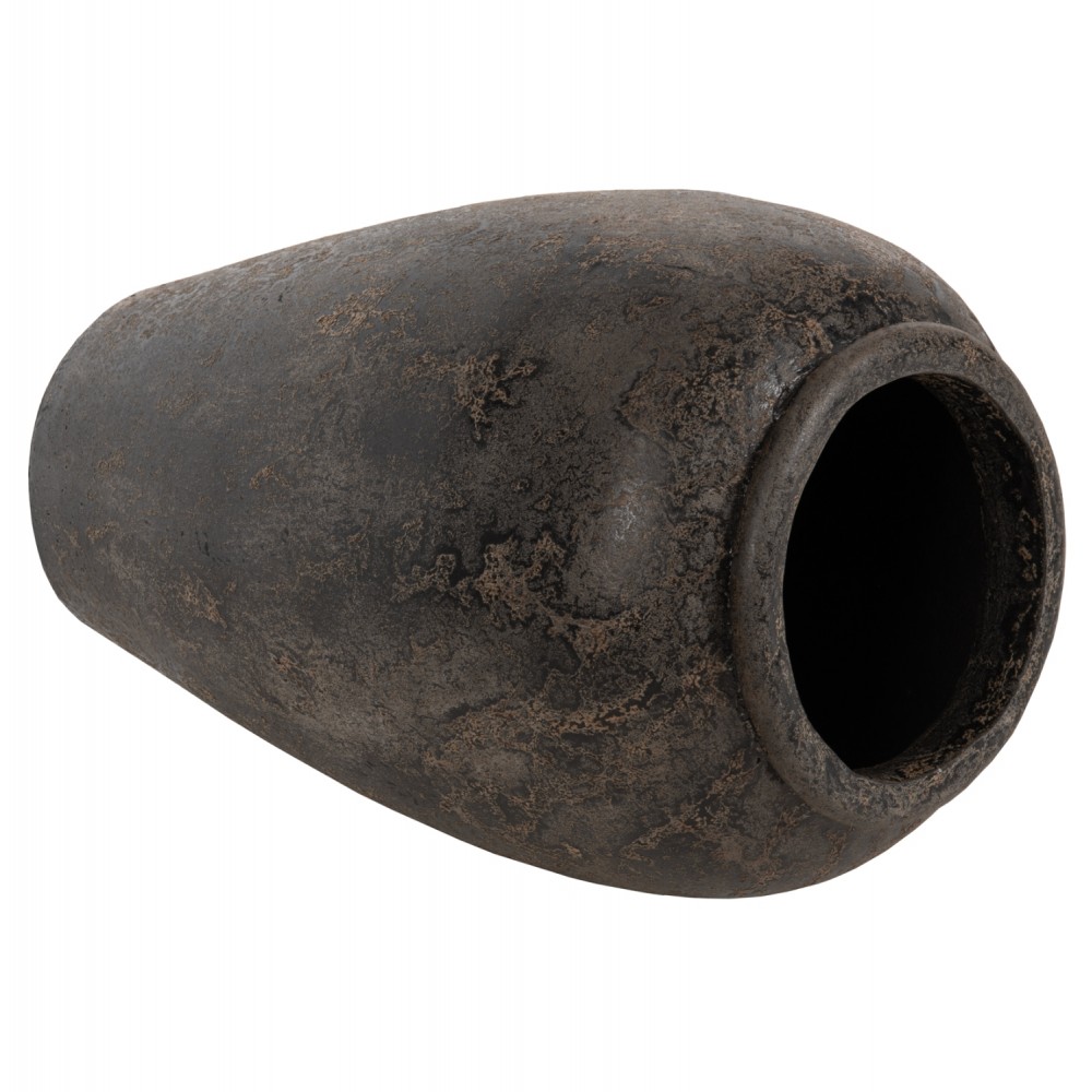 Διακοσμητικό βάζο δαπέδου σε χρώμα μαύρο Φ47x69