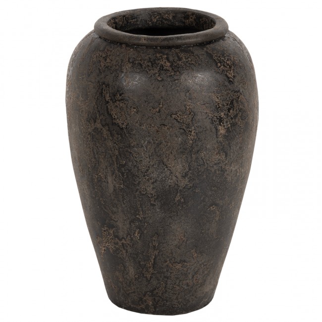Διακοσμητικό βάζο δαπέδου σε χρώμα μαύρο Φ47x69