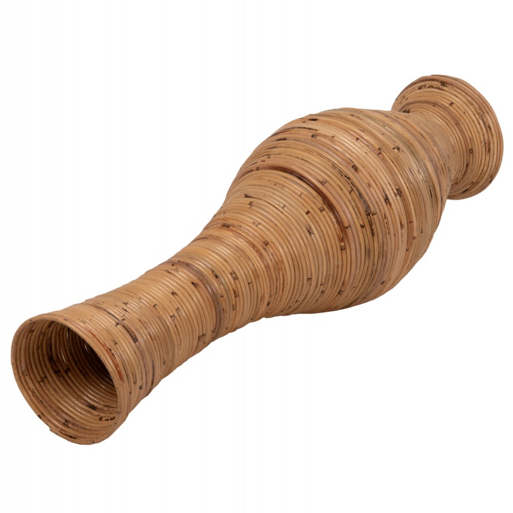 Διακοσμητικό βάζο δαπέδου σε χρώμα φυσικό Φ30x100