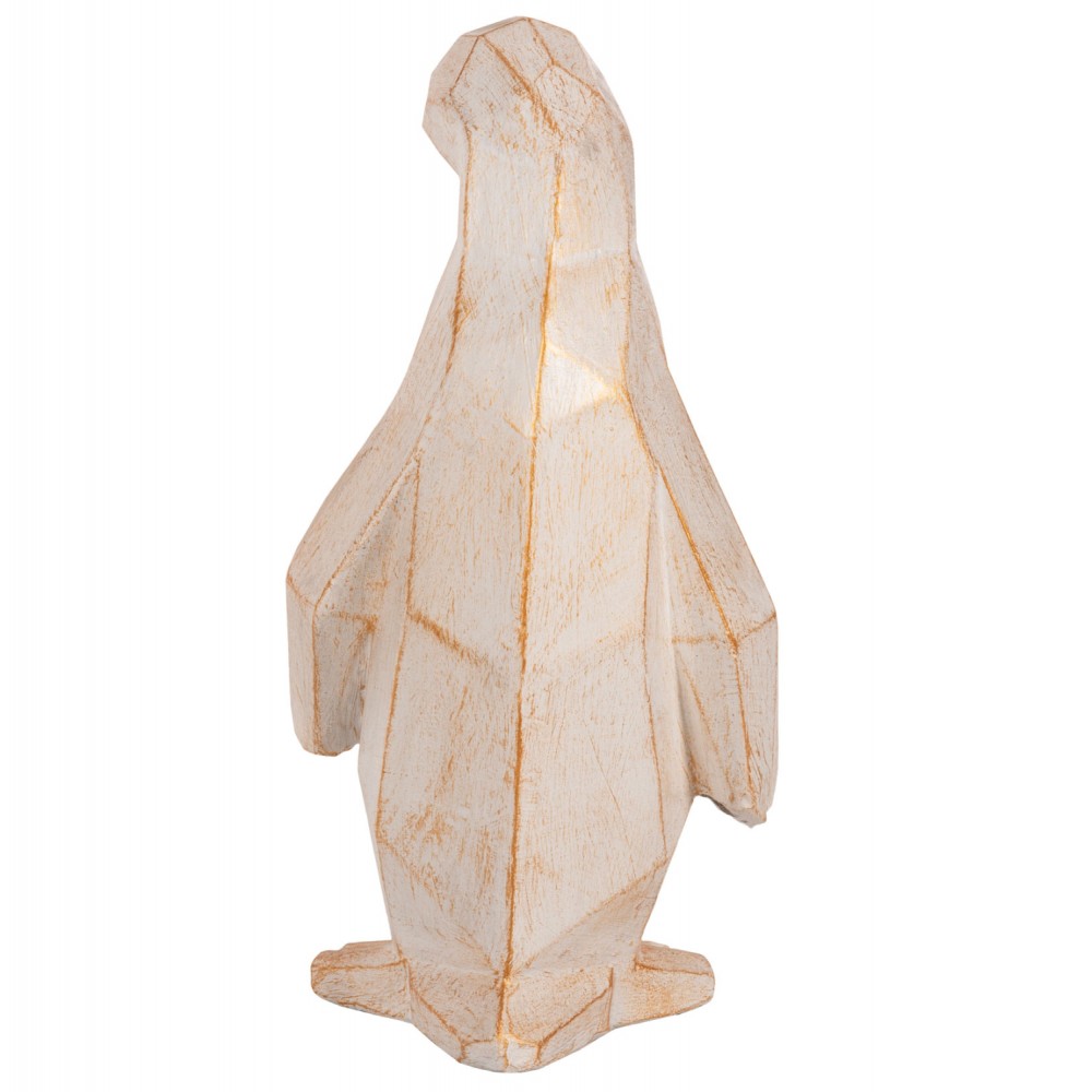 Διακοσμητικό δαπέδου σε χρώμα λευκό/χρυσό 30x20x60