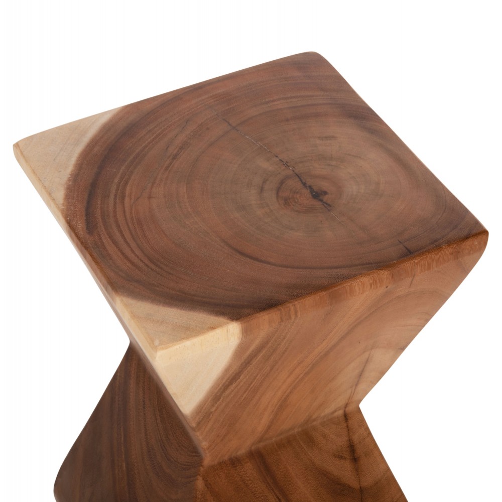 Σκαμπό βοηθητικό "ANVIL" από ξύλο σε χρώμα φυσικό 30x30x46