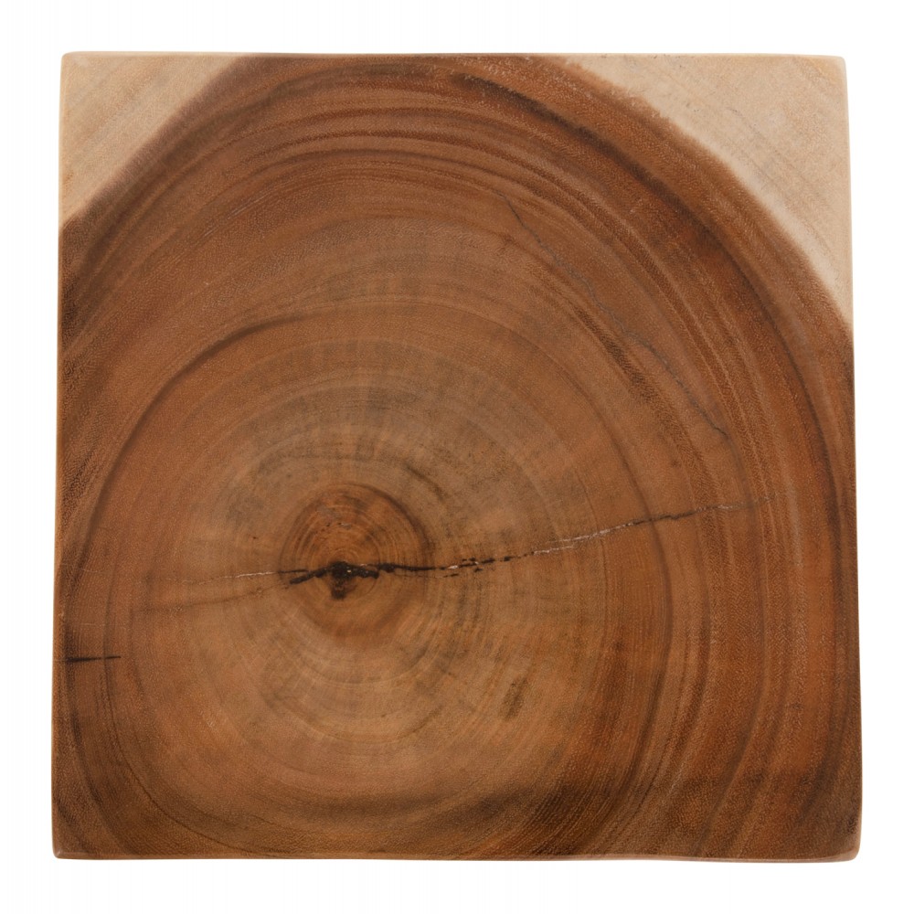 Σκαμπό βοηθητικό "ANVIL" από ξύλο σε χρώμα φυσικό 30x30x46