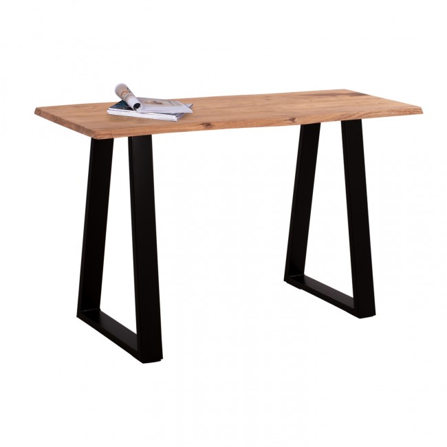 Κονσόλα "SOFIA SLIM" από μασίφ ξύλο σε φυσικό χρώμα 130X45X76