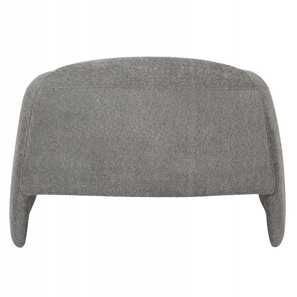 Πολυθρόνα "LAFORGE" από ύφασμα/μέταλλο σε χρώμα γκρί 100x83x66