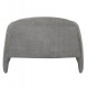 Πολυθρόνα "LAFORGE" από ύφασμα/μέταλλο σε χρώμα γκρί 100x83x66