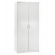 Ντουλάπα δίφυλλη "JENNA" σε χρώμα λευκό 80x43x181