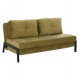 Καναπές κρεβάτι από βελούδο σε χρώμα λαδί 150x87x79