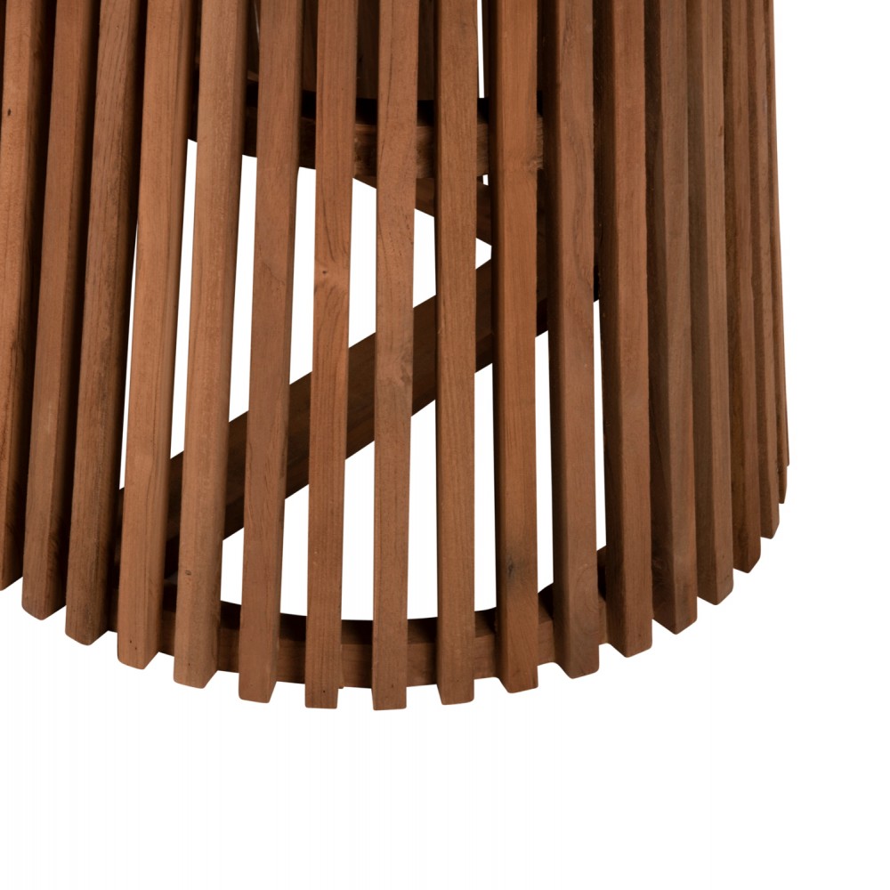 Τραπέζι τραπεζαρίας "REMIK" από ξύλο σε χρώμα φυσικό 100x200x75,5