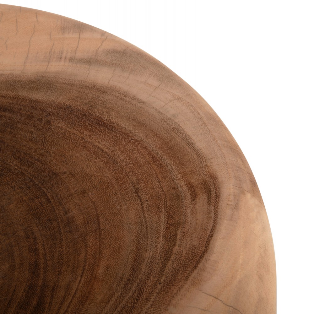 Τραπέζι βοηθητικό "CUPRE" από ξύλο σε χρώμα φυσικό Φ43x46