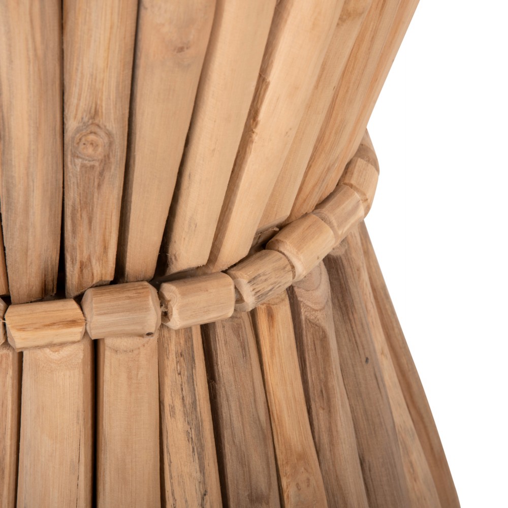 Τραπέζι βοηθητικό "COOTER" από ξύλο σε χρώμα φυσικό Φ37x50