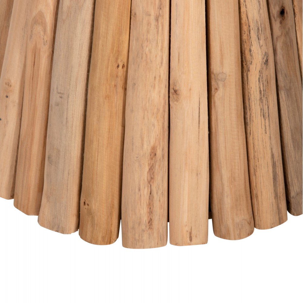 Τραπέζι βοηθητικό "COOTER" από ξύλο σε χρώμα φυσικό Φ37x50