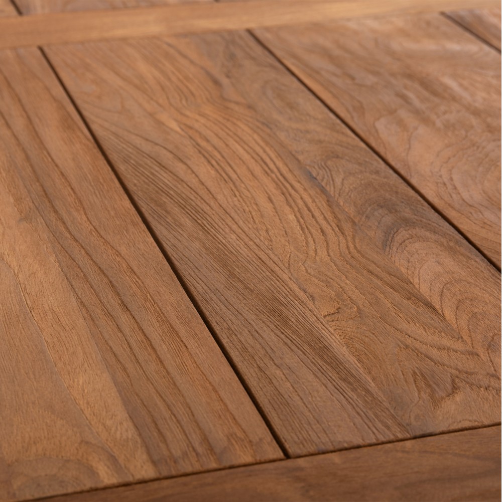 Τραπέζι τραπεζαρίας "KRONOS" από ξύλο σε χρώμα φυσικό 240x100x75