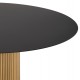 Τραπέζια σαλονιού "CLAD" από μέταλλο σε χρώμα χρυσό/μαύρο Φ110x38