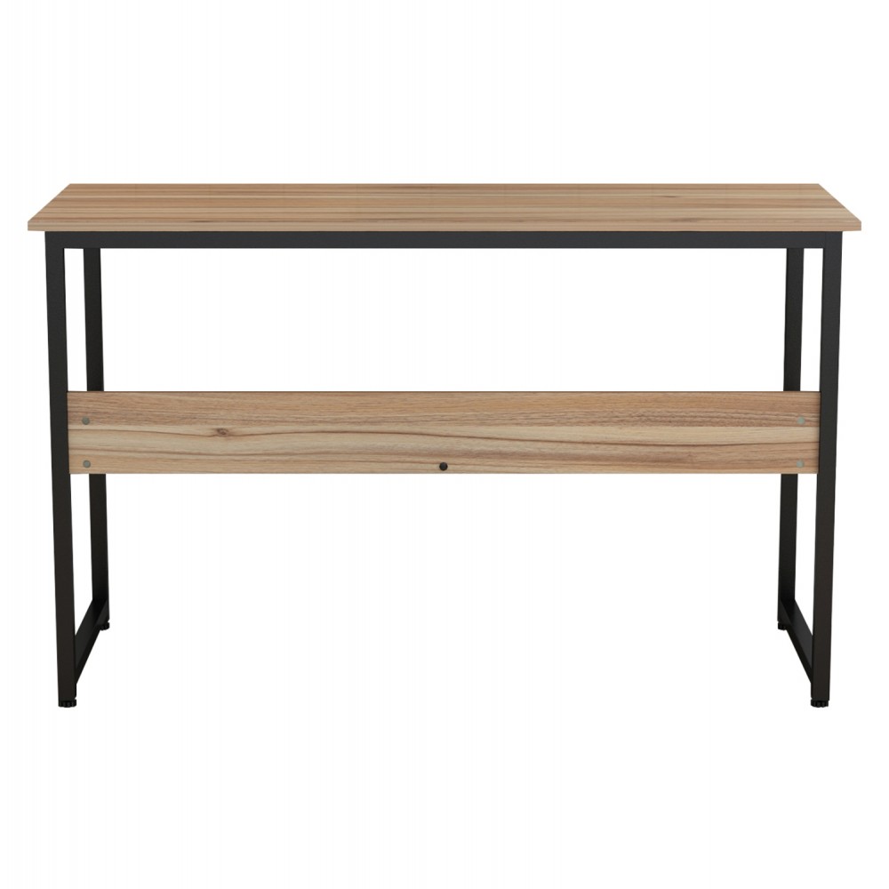 Γραφείο σε χρώμα καρυδί/μαύρο 120X50X75