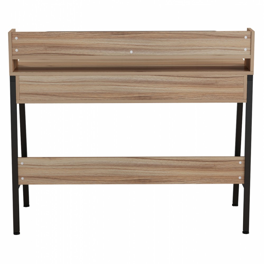 Γραφείο σε χρώμα καρυδί/μαύρο 104Χ48Χ89