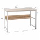 Γραφείο σε χρώμα λευκό/sonama 120x50x75