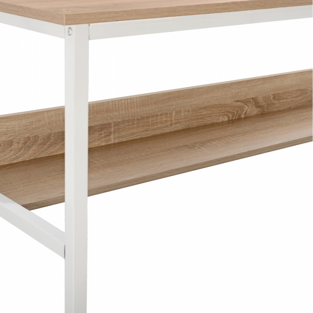 Γραφείο σε χρώμα λευκό/sonama 120x50x75