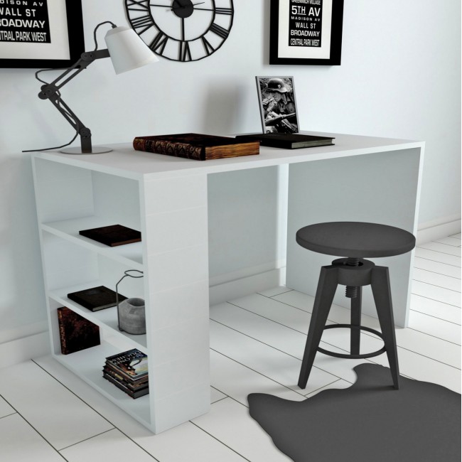 Γραφείο "AVELINE" σε χρώμα λευκό 90Χ50Χ70