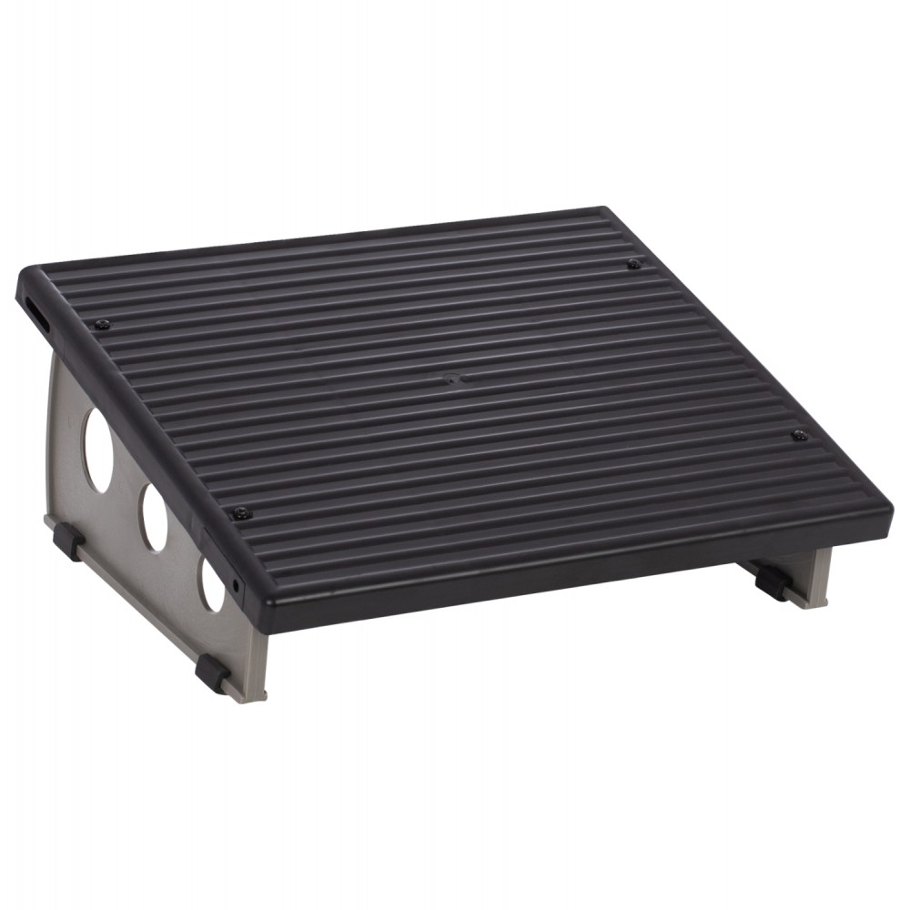 Υποπόδιο γραφείου από πλαστικό σε χρώμα μαύρο 40x35x15