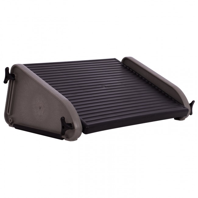 Υποπόδιο γραφείου από πλαστικό σε χρώμα μαύρο 49x35x17