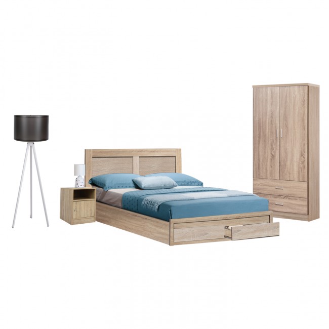 Σετ φοιτητικό πακέτο 4τμχ σε χρώμα sonama 159x206x92,5