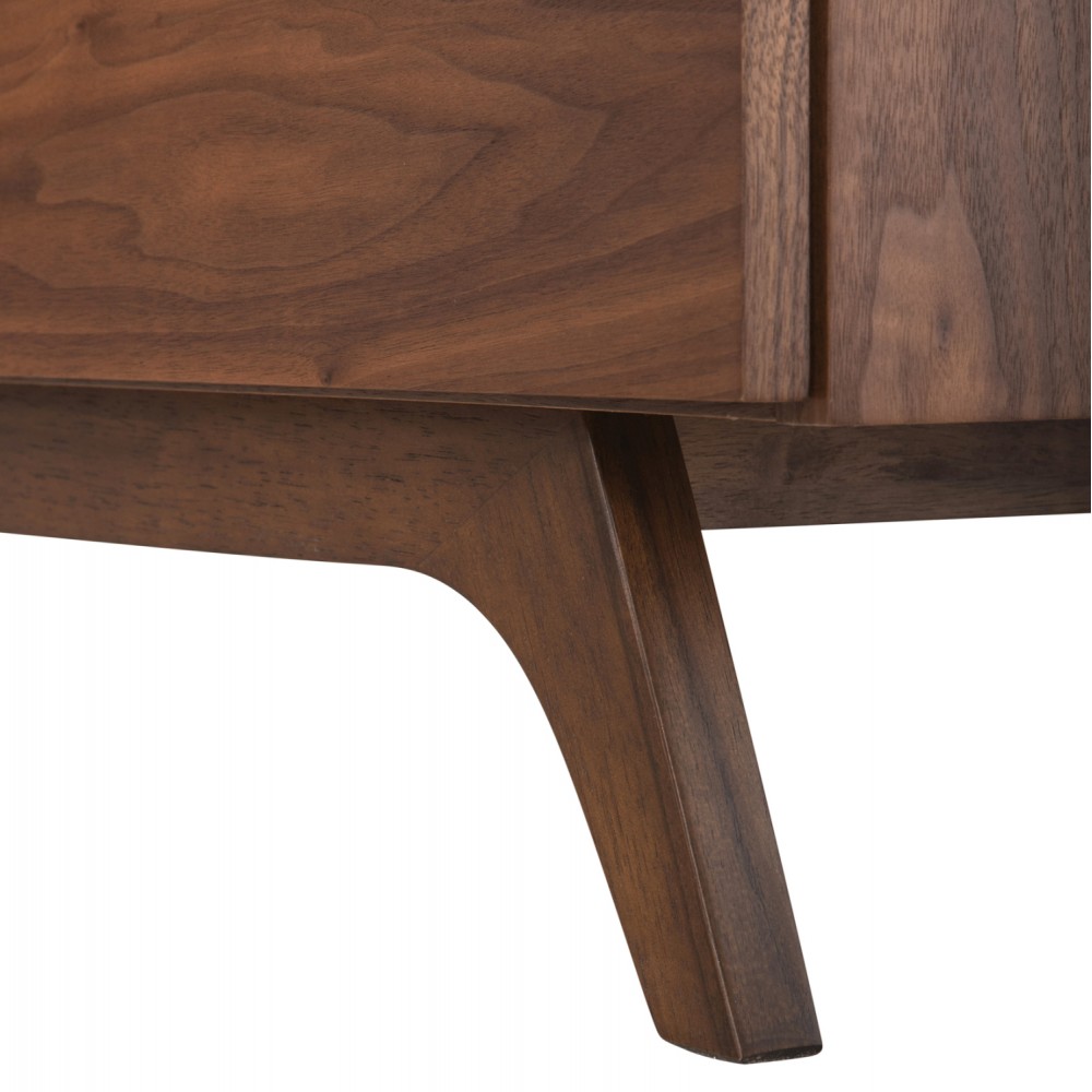 Μπουφές "PREDA" σε καρυδί/γκρί χρώμα 167x28-40x80