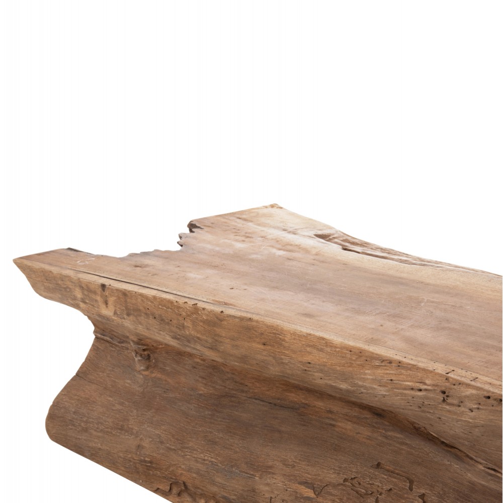 Τραπέζι σαλονιού "TORANKU" από ξύλο σε χρώμα φυσικό 94x57x31