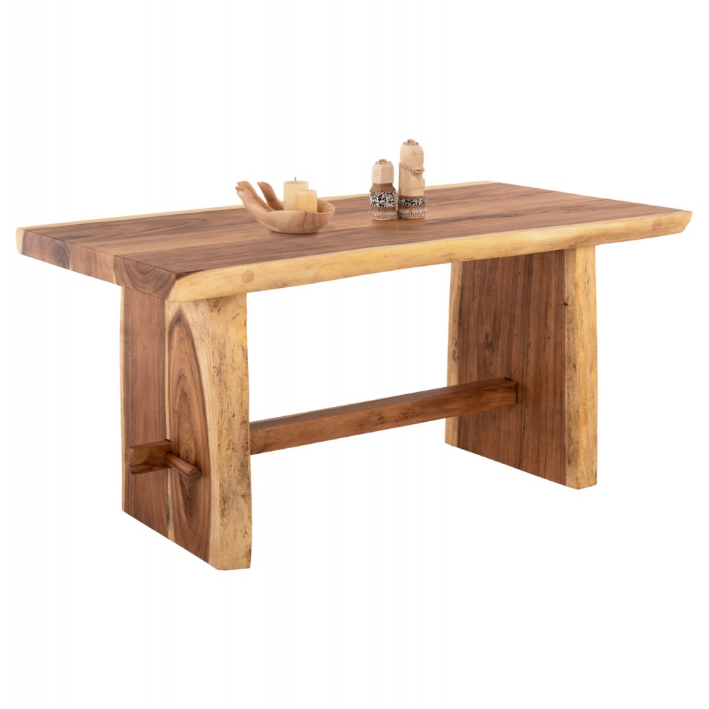 Τραπέζι τραπεζαρίας "EGON" από ξύλο σε χρώμα φυσικό 200x100x80