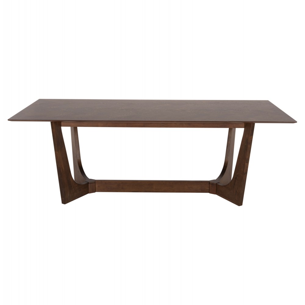 Τραπέζι τραπεζαρίας σε χρώμα καρυδί 200x100x75