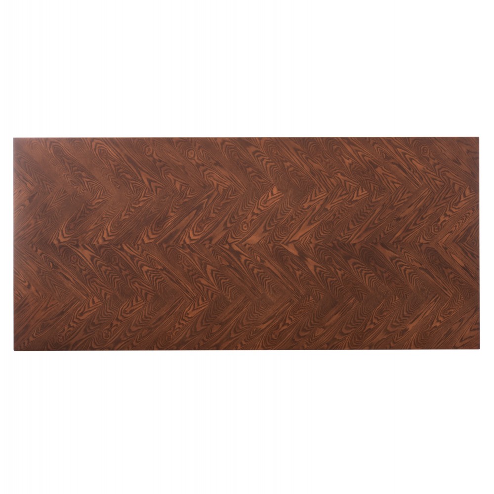 Τραπέζι τραπεζαρίας σε χρώμα καρυδί 200x100x75