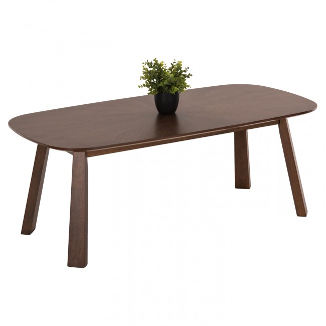 Τραπέζι σαλονιού "RINER" σε χρώμα καρυδί 120x60x45