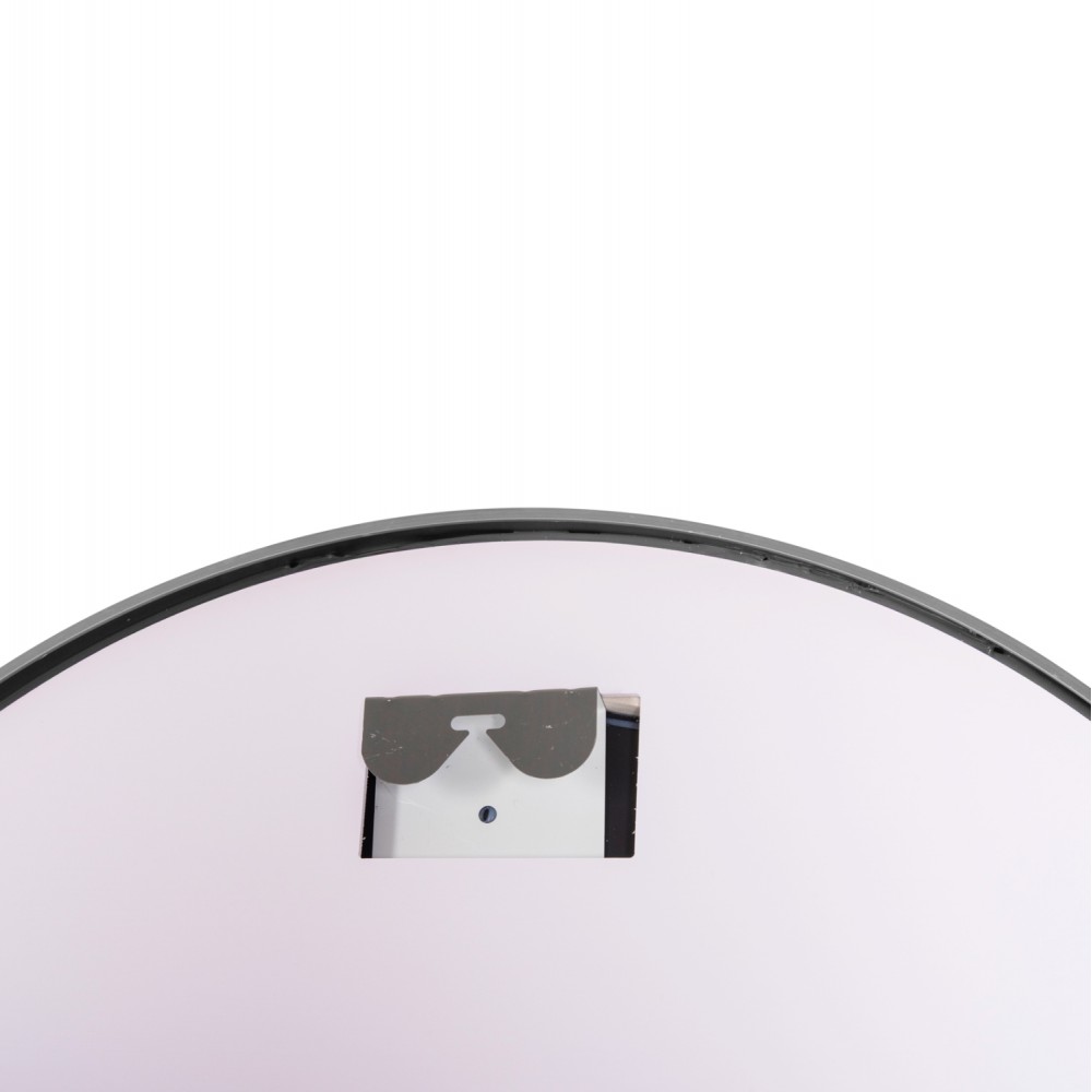 Καθρέπτης τοίχου με φωτισμό από αλουμίνιο σε χρώμα γκρί Φ60x3