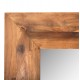 Καθρέπτης τοίχου "YORKSHIRE" από ξύλο σε χρώμα φυσικό 80x130