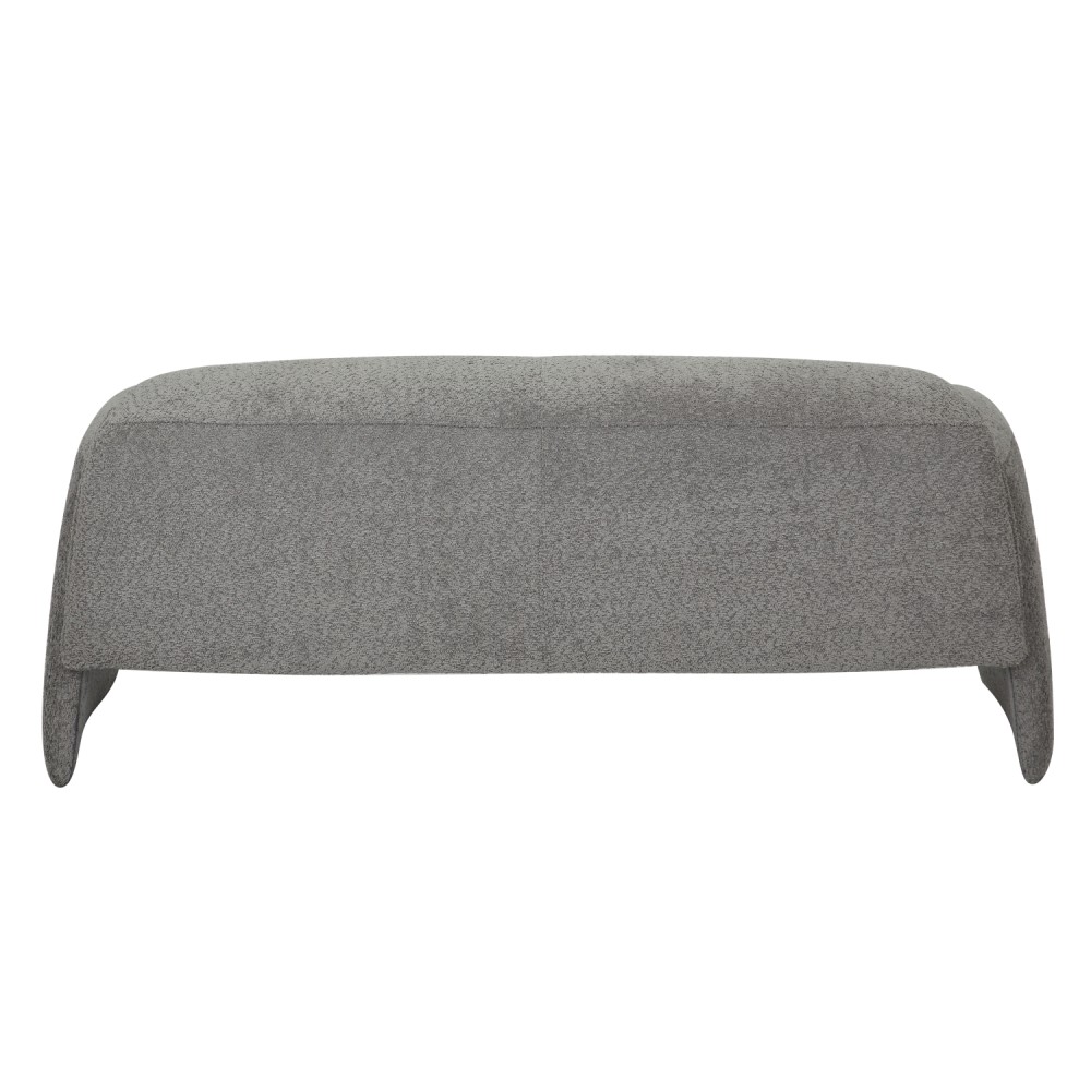 Καναπές "TREK" διθέσιος από ύφασμα/μέταλλο σε χρώμα γκρι 160x80x63