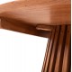 Τραπέζι σαλονιού "FRANTZ" από ξύλο σε χρώμα φυσικό Φ100X45