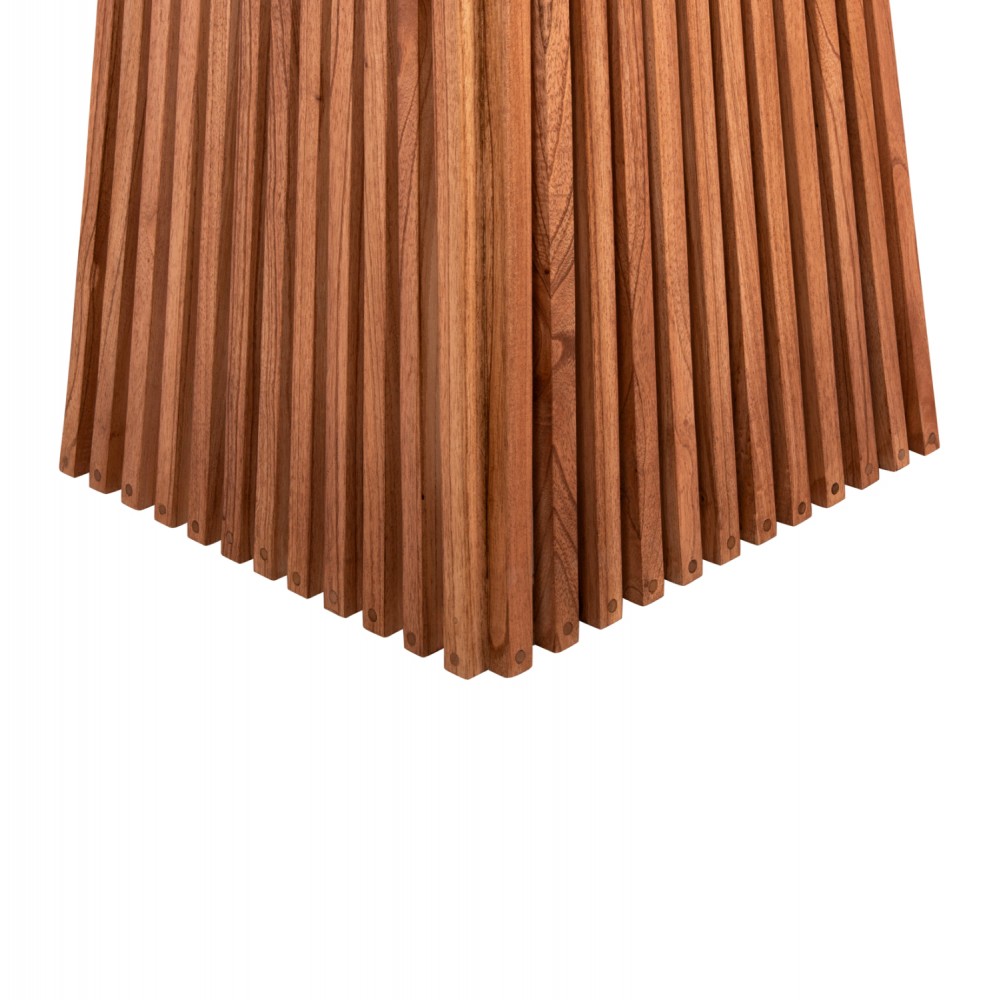 Τραπέζι τραπεζαρίας "FRANTZ" από ξύλο σε χρώμα φυσικό 80x80x75