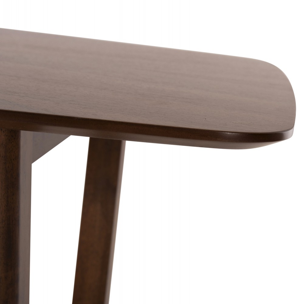 Τραπέζι τραπεζαρίας "RINER" σε χρώμα καρυδί 180x90x76