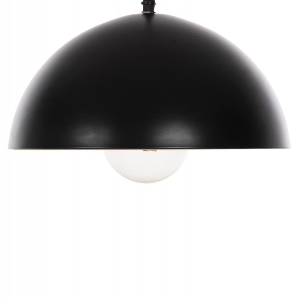 Φωτιστικό οροφής μονόφωτο από αλουμίνιο σε χρώμα μαύρο Φ29x113