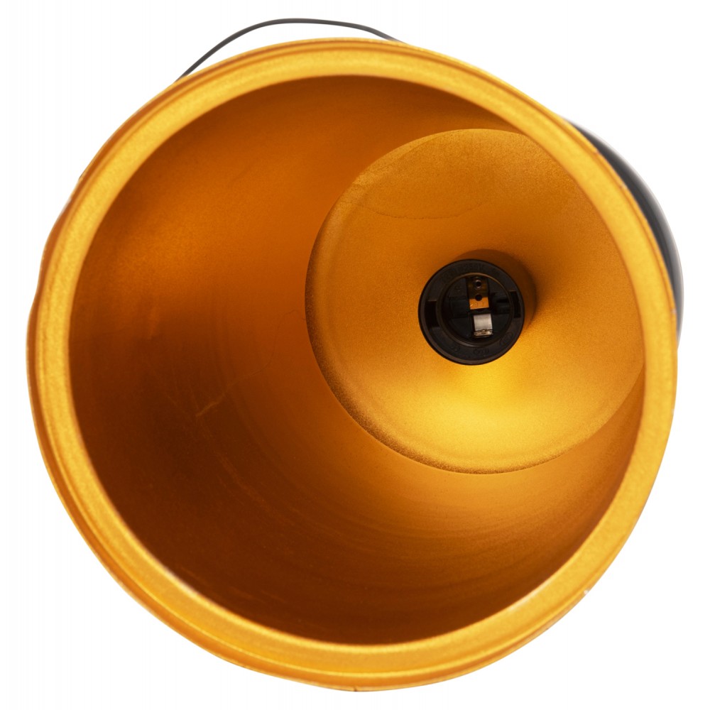 Φωτιστικό οροφής μονόφωτο από αλουμίνιο σε χρώμα μαύρο Φ19x132