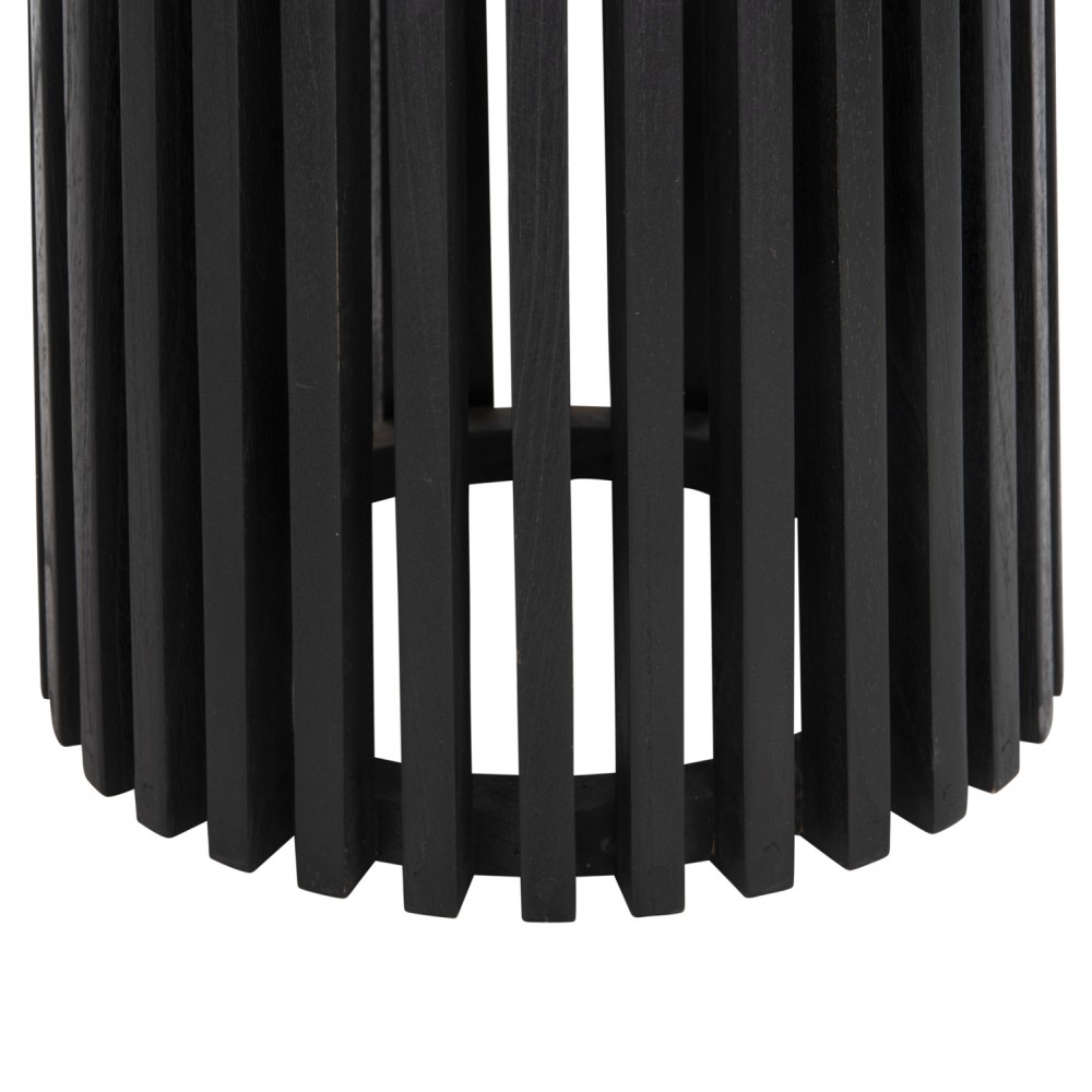 Βάση τραπεζιού "FRANTZ" από ξύλο σε χρώμα μαύρο Φ60x75,5