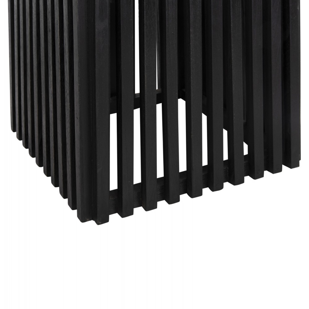 Βάση τραπεζιού "FRANTZI" από ξύλο σε χρώμα μαύρο 60x60x75